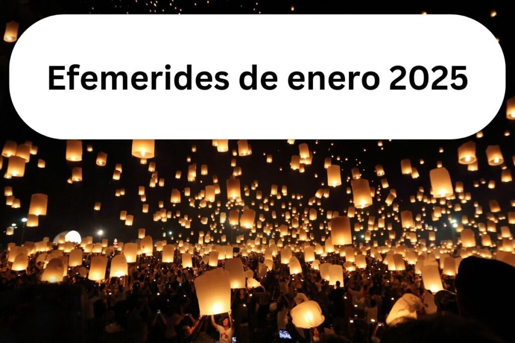 Efemerides de enero 2025