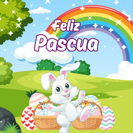 Imágenes GIF de Feliz Pascua 2025